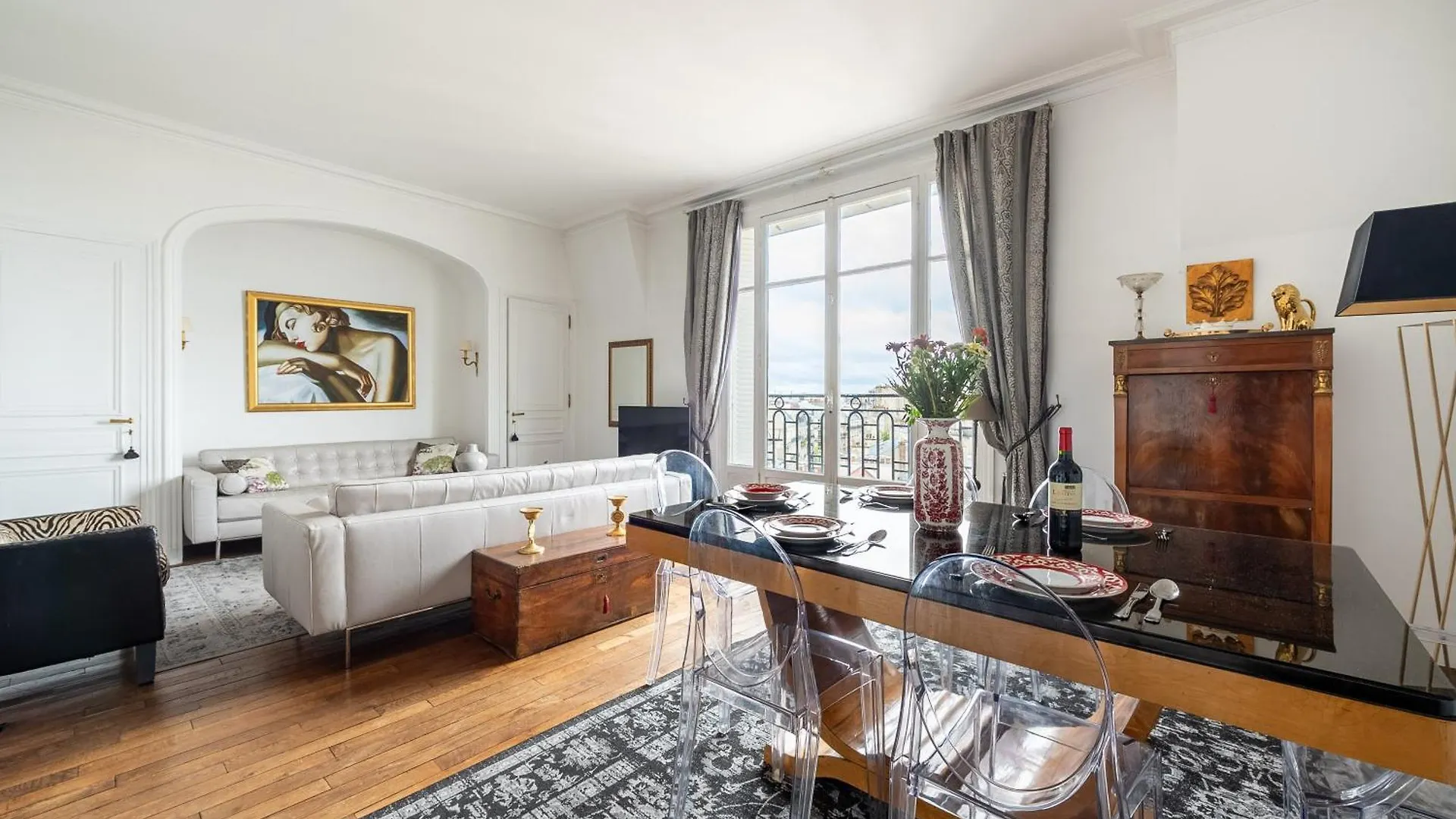 Apartment Champs Elysees I Vue Sur Tour Eiffel & Spacieux Paris